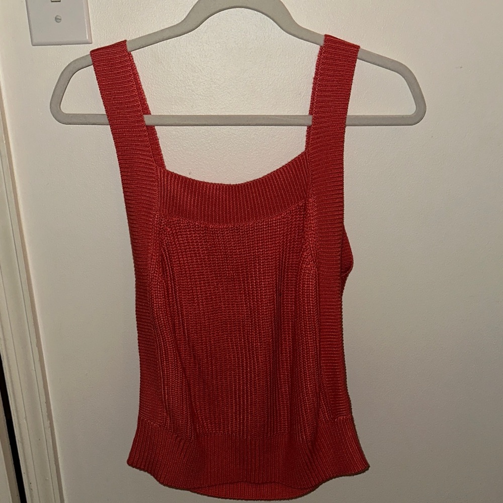 Gentle Fawn Vibrant Red Knit Tank Top